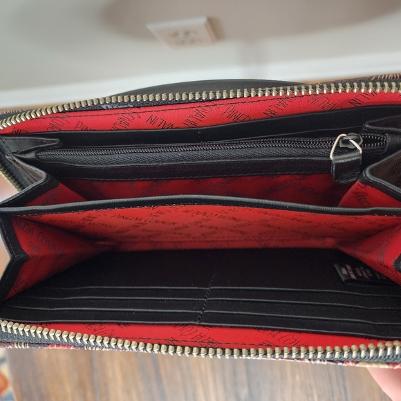 Pineda Covalin Brown Peacock Zip-around Wallet - Picture 7 of 9